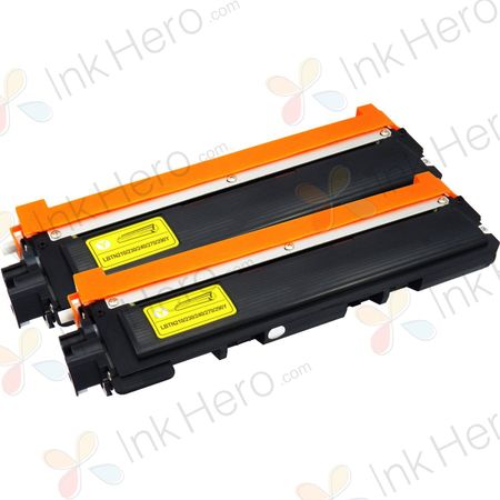 2 Pack Brother TN230Y Yellow Compatible Toner Cartridges