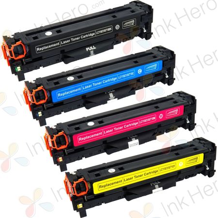 4 Pack Canon 718 Compatible Toner Cartridges