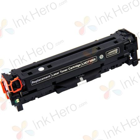 HP 312X Black Compatible High Yield Toner Cartridge (CF380X)