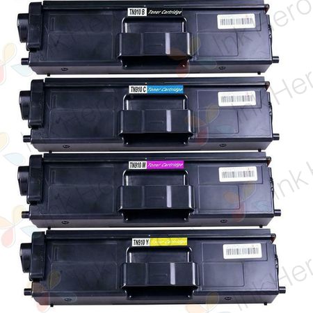 4 Pack Brother TN910 Compatible Ultra High-Yield Toner Cartridges